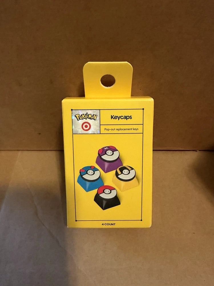Pokemon x Target Key Caps Lot of 4 New Sealed 30th Anniversary Limited Edition Model