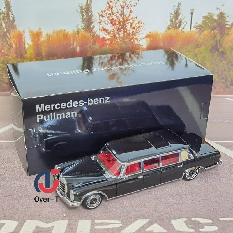 1/18 Kengfai  Mercedes Benz S600 Pullman W100 Black alloy openable model car Model
