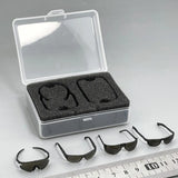 4Pcs 1/6 Action Figures Glasses Easy to Use Black Sunglasses Model Accessory for Model