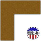 ArtToFrames Custom Gold Coronado Picture Photo Frame Mat Matting Board Model