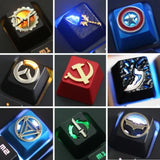 KeyCap Zinc Aluminium Alloy Mechanical Keyboard for R4 Height Stereoscopic Model