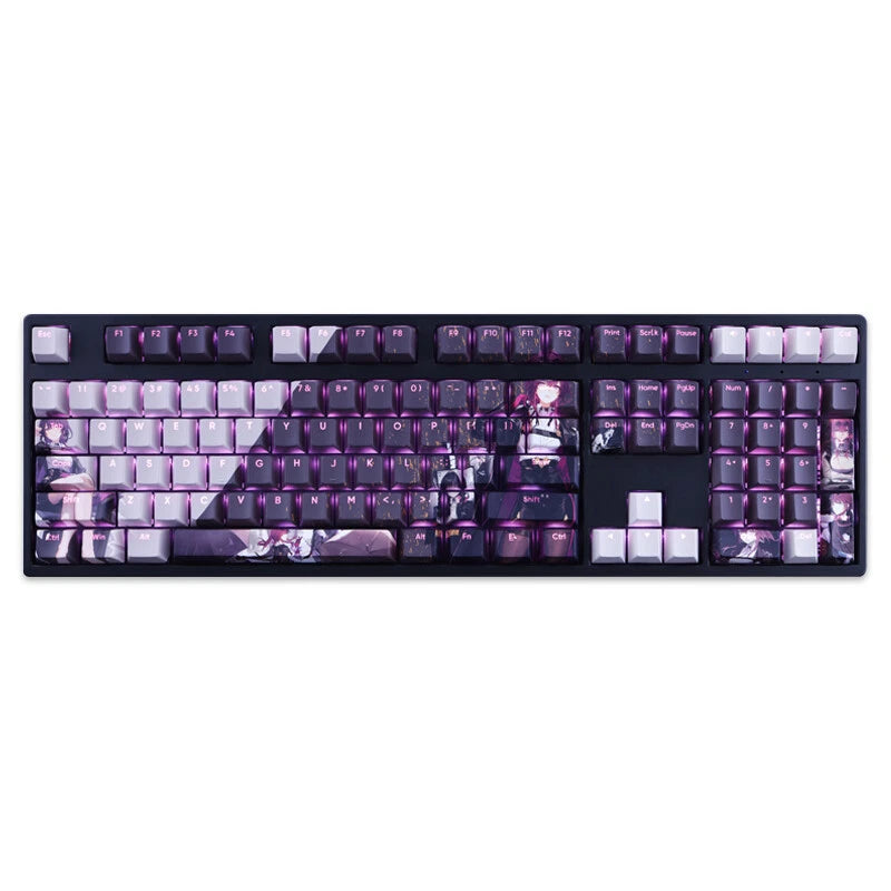 Honkai: Star Rail Kafka PBT Transparent Keycap Cherry MX 108 Keys Stocked Model