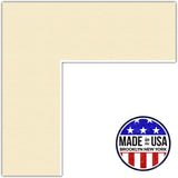 ArtToFrames Custom Gray Cream Picture Photo Frame Mat Matting Board Model