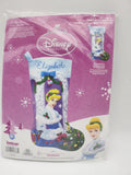 Disney Princess Cinderella Felt Stocking Kit 18?? Janlynn 3D Christmas  761113673 Model