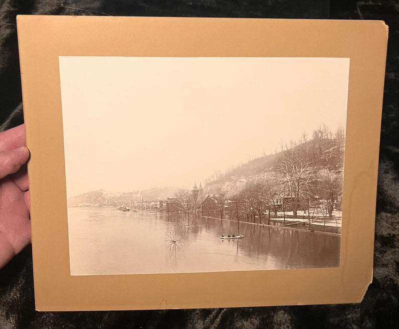 10x12 POMEROY OHIO FLOOD TOWN BOARD PHOTO BY FEIGER & SON Model