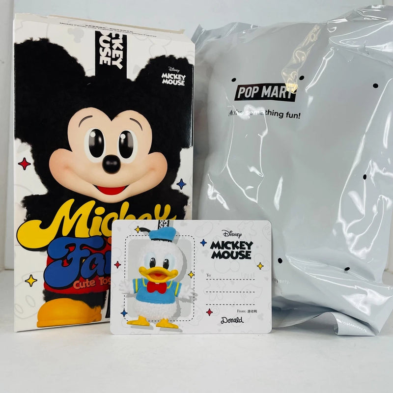 POP MART x Mickey Family Cute Together Keychain Series Keychain Plush - Donald Model