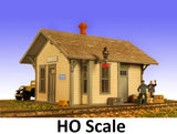 HO Scale - HICKSON DEPOT, Lazer Building Kit - MON-2210 Model