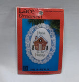 Designs For The Needle Christmas Lace Ornament Cross Stitch Kit Model