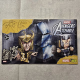 Marvel Avengers Assemble Loki Thor Papercraft Block Figure Model Kit 3D Puzzle Model