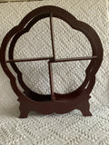 Asian Inspired  21¡± X  13¡± Wood Display Stand Photo Figurine Display 4 Cubbies Model