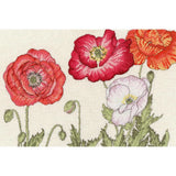 Bothy Threads counted cross stitch kit "Poppy Blooms", XBD15, 36x24cm, DIY Model