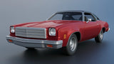 3d Printed 1/25 1974 Chevrolet Chevelle Malibu Coupe Model Kit Model