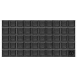 50 Pcs PBT Keycap Set DSA Mechanical Numeric Keypads for Keyboard, Black Model