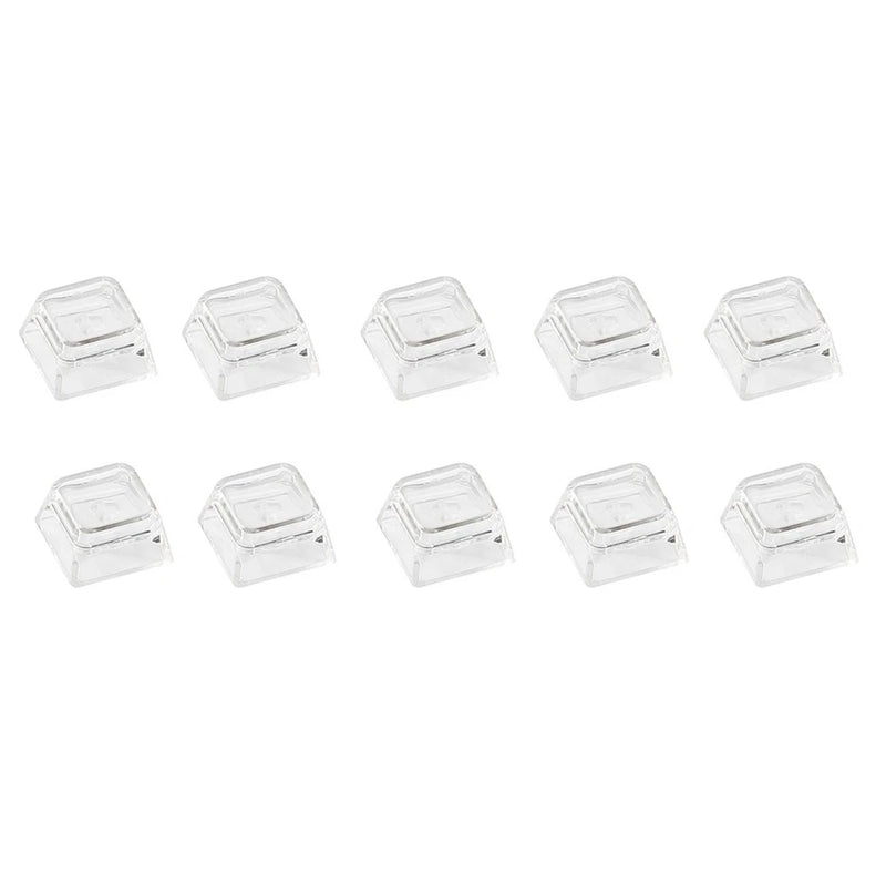 XDA Profile Transparent Keycaps 10pcs Blank PC Caps for MX Mechanical4050 Model