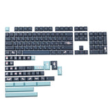 Zen Pond Keycap Cherry Height PBT 143 Keycaps New Dye-sub for Cherry MX Keyboard Model