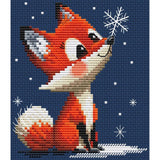 CDA counted cross stitch kit "Delicate Snowlight II", 10,5x13cm Model