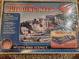 Woodland Scenics River Pass Building Kit #3 HO Train Buildings 15 Buildings Model