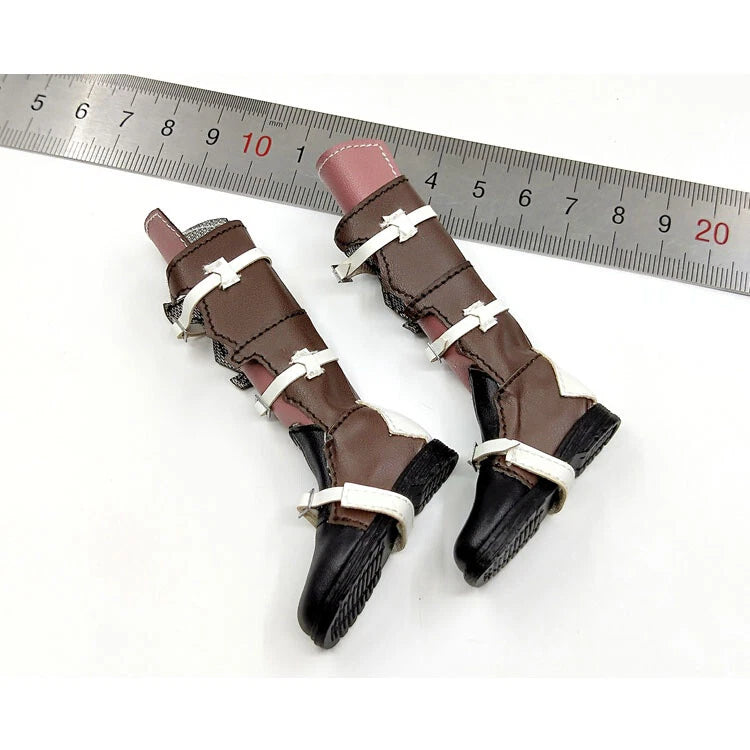 SUPER DUCK SET041 1/6 Scale Final Fantasy Lighting Boots Model Model