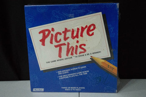Vintage 1987 Picture This Board Game Model