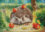 Needlework Crafts Full Embroidery DIY Counted Cross Stitch Kits Lovely Hedgehog Model