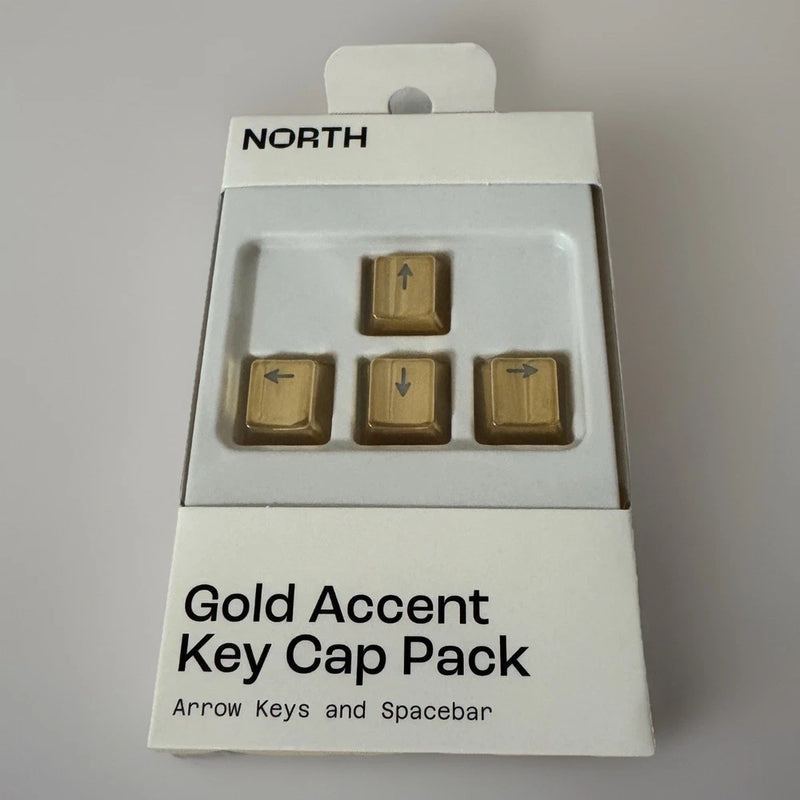 North Figural Key Cap 5 Pack Keyboard Keycap, Gold Accent Model