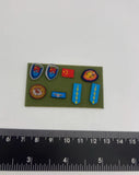 FLAGSET 73006 1/6 Scale Soldier Female Air Force Upgraded Morale Badge Model Model