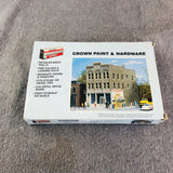 Ho Scale Walthers Cornerstone 933-3032 Crown Paint & Hardware Building kit Model