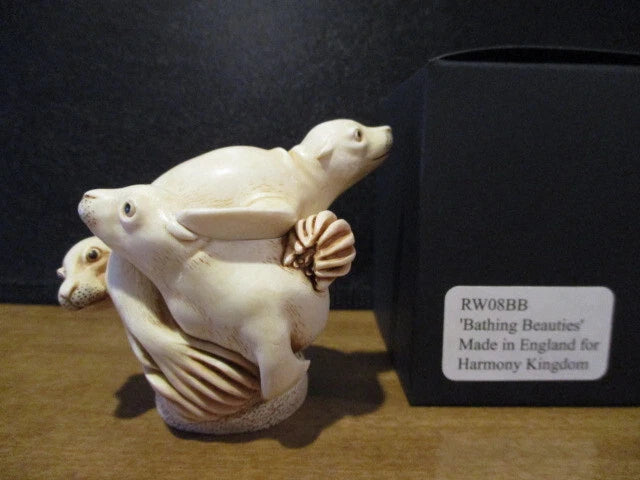 Harmony Kingdom Bathing Beauties Sea Lions RW CC Gift UK Made Box Figurine Model