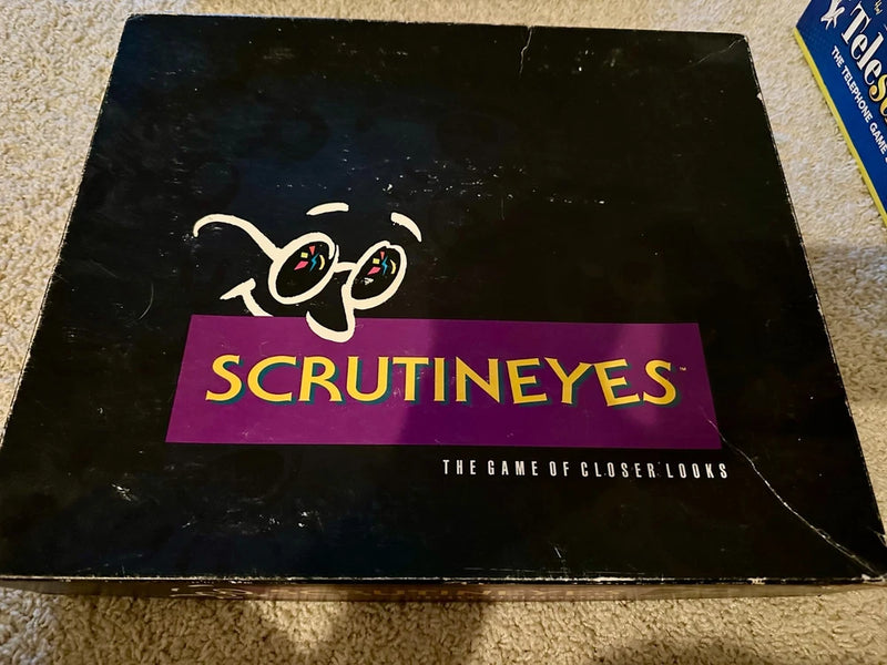 Vintage 1992 Scrutineyes Board Game by Mattel PERFECT for all ages! Model