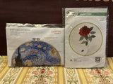 Embroidery DIY Art Kit Starry Sky Rose LOT of 2 Model