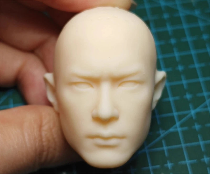 Louis Koo Male Head Sculpt 3D Print Unpainted Asia Singer Soldier Toys Model 1/6 Model
