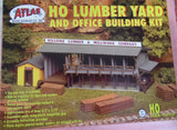 HO ATLAS LUMBER YARD BUILDING KIT NIB Model