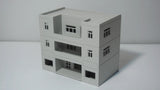 Outland Models Railway Modern 3-Story Building Office / House N Scale 1:160 Model