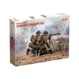 ICM 35646 Plastic model figures kit 1:35 WWII British Vickers MG Crew 2 figures Model