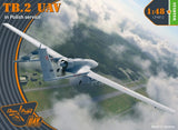 Bayraktar TB.2 UAV in Polish service Model kit 1/48 Clear Prop 4812 Model