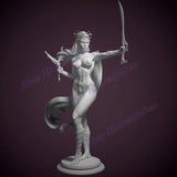 Dejah Thoris Gunner 1/8 3D Print Model Kit Unpainted Unassembled GK 001 Ver 27cm Model