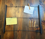 Black Metal Photo Display Stand bulletin  board 16x20" Model