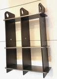 Atlantic Wood Shelf 12" x 18" Media Storage Figurine Display Modern Home Decor Model