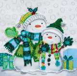 Mini Bead Embroidery Kit on Natural Artist Canvas DIY craft kit embroidery suppl Model
