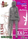 ZLPLA Genuine 1/35 Girls in Action Elsie Resin Figure Assembly Model GM-005 Model