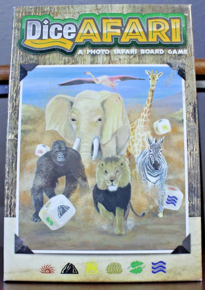 DiceAFARI A Photo Safari Board Game Stratus Games 2012 Sealed Model