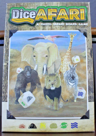 DiceAFARI A Photo Safari Board Game Stratus Games 2012 Sealed Model