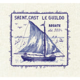 Le Bonheur des Dames counted cross stitch kit "Saint Cast 2004", 18x19cm, DIY Model