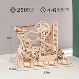 ROKR DIY Wooden 3D Puzzle Mechanical Model Kits Roller Coaster Toy Kids Teen Model
