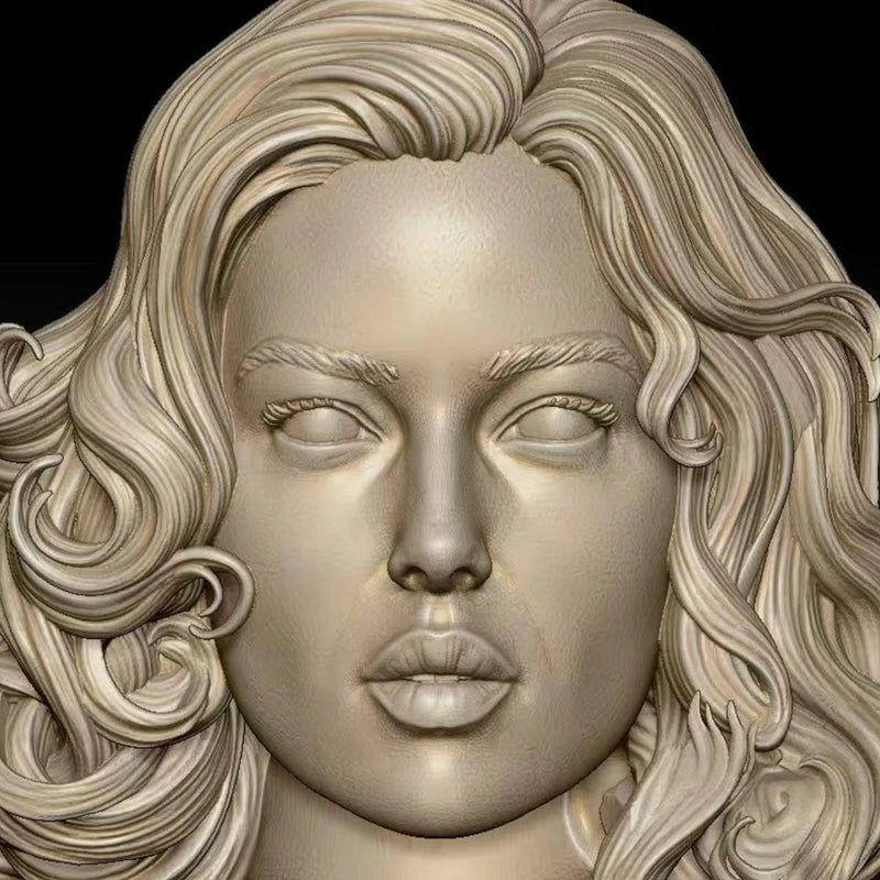 1/6 1/12 1/18 scale Monica Bellucci Actress Head Sculpt Carved Model Toys Model