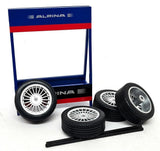 Ixo 1/18 - Alpina Wheels & Tyres With Diorama Stand model car Modify etc Model