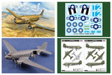 Hobby Boss 1/72 Douglas C-47A Skytrain D Day + China Burma India Decal Model Kit Model