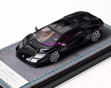 EC 1:64 Black Countach LPI800-4 Racing Sports Model Diecast Resin Car Collection Model