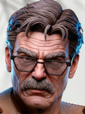 1/6 1/12 1/18 1/10 Uncle James Gordon Head Sculpt Carved Model Toys Model