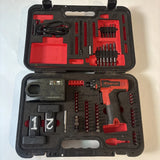 Snap-on CTS861K2GNG 65pc 14.4v 1/4" Hex Cordless Screwdriver Service Set Kit USA Model